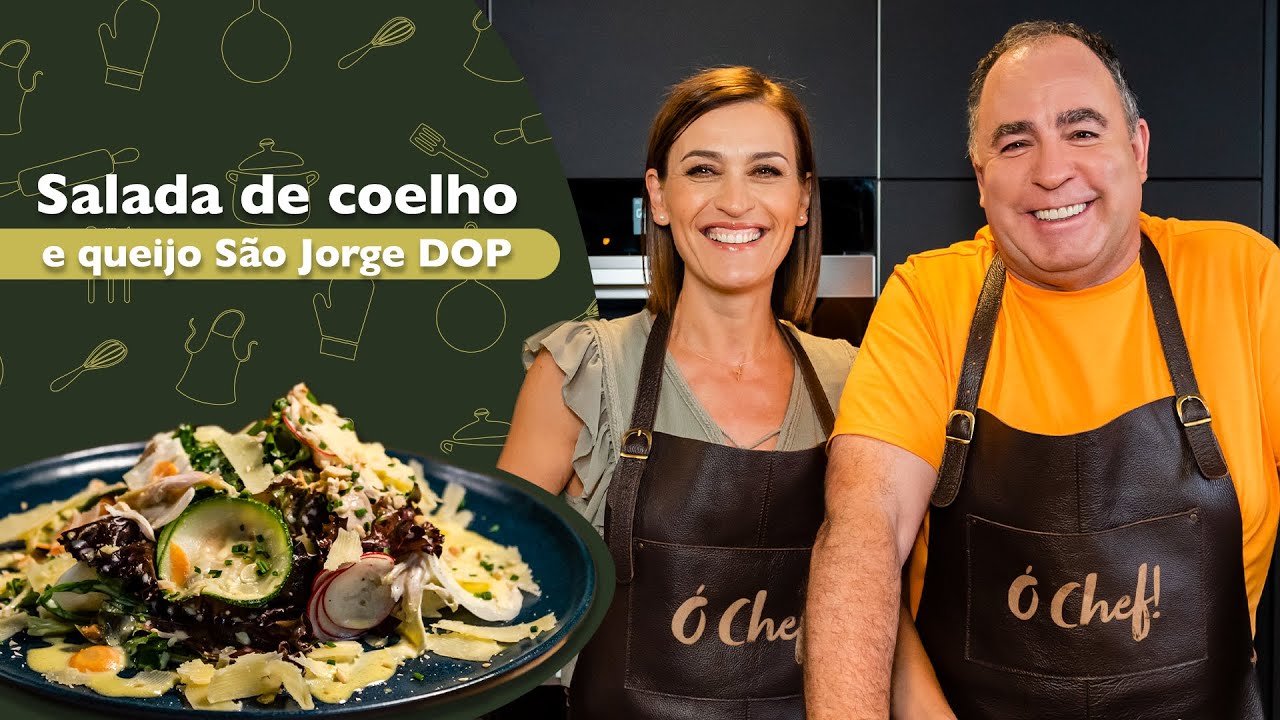 Ó Chef! – RECEITA SALADA DE COELHO E QUEIJO SÃO JORGE DOP, c/ Fátima Lopes e Vítor Sobral (Ep 11)
