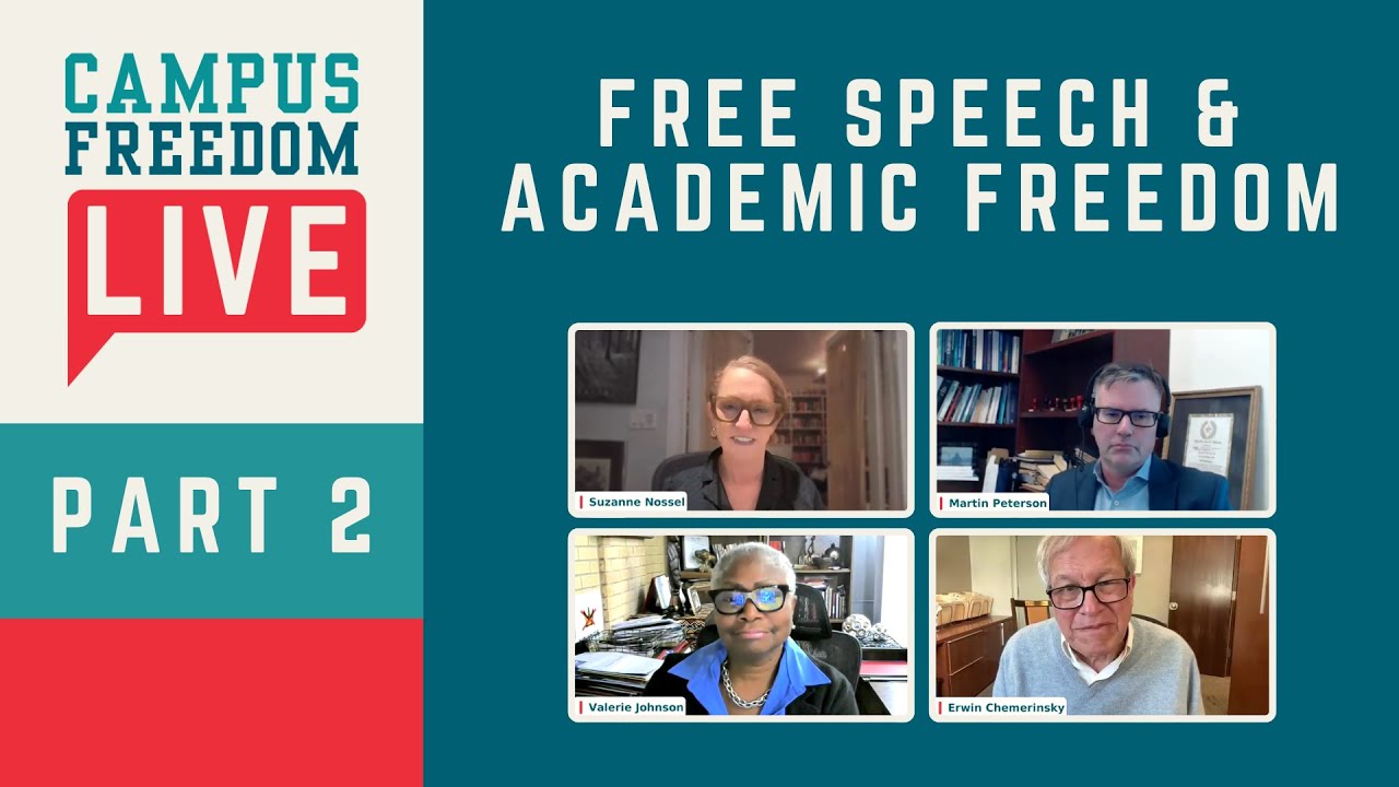 Campus Freedom Live | Part 2: Free Speech & Academic Freedom