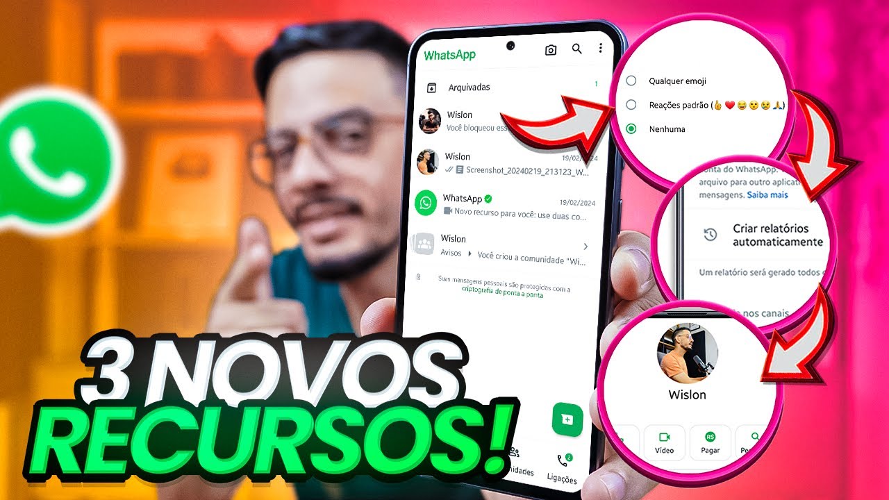 ✨WHATSAPP ATUALIZOU✨ SAIU 3 NOVOS RECURSOS que vc PRECISA Conhecer!!!