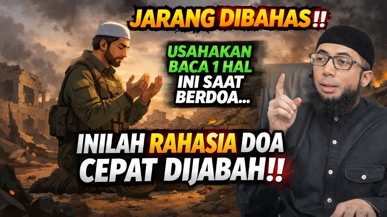 JARANG DIBAHAS‼️RAHASIA DO CEPAT DIIJABAH !! - USTADZ KHALID BASALAMAH