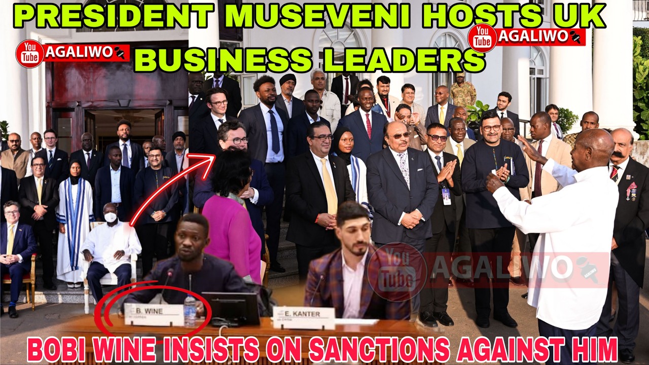 PRESIDENT MUSEVENI AKUTUDDE DEAL N'ABAZUNGU BA UK. BOBI WINE ALEMEDDEKO, ABAANA BABIRI BAFUDDE😢