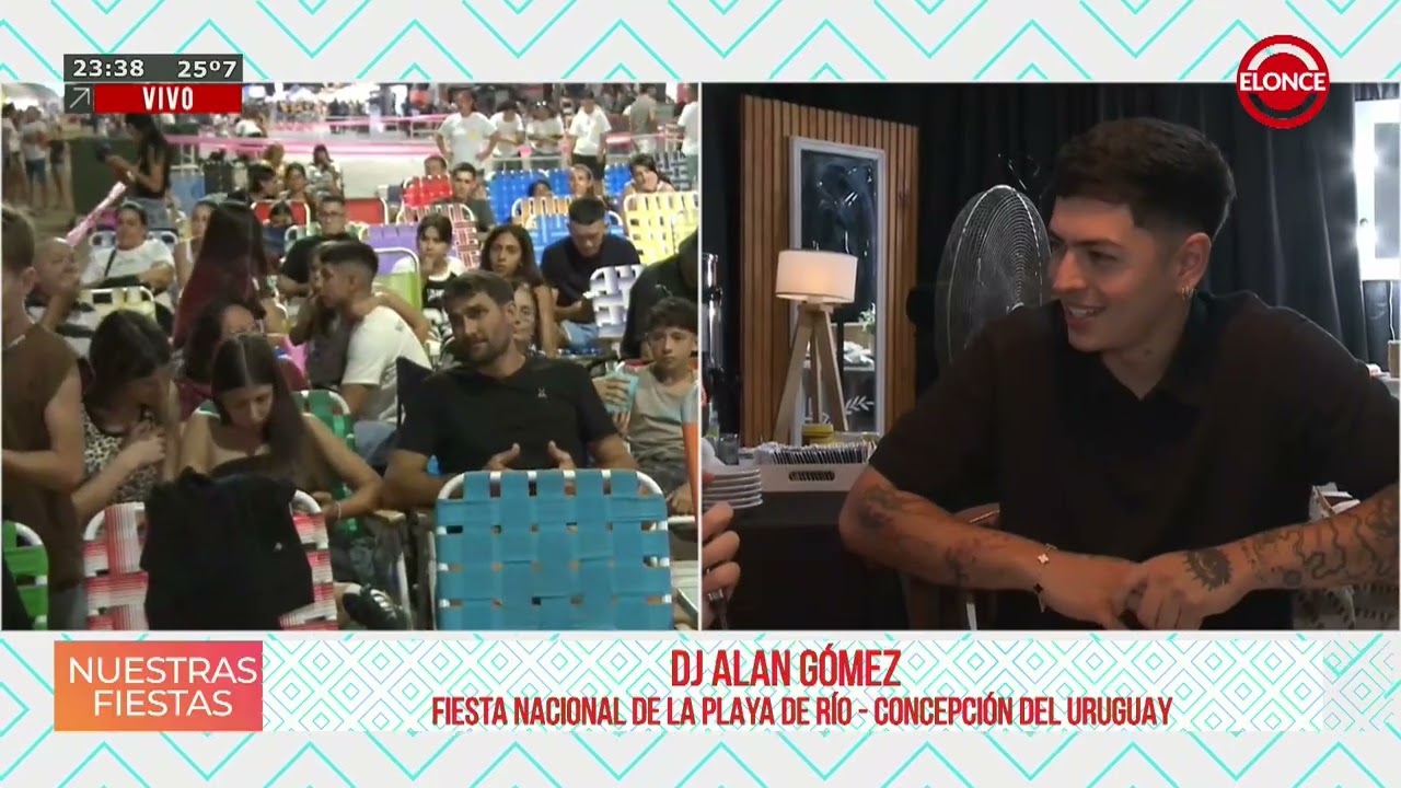 4ta  Noche de la Fiesta Nacional de la Playa de Río 2026 - Hablamos en la previa con DJ Alan Gómez