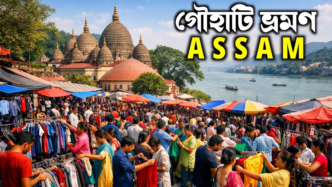 গুয়াহাটির সবচেয়ে বড় সস্তার বাজার। Assam Biggest Market : Fancy Bazar