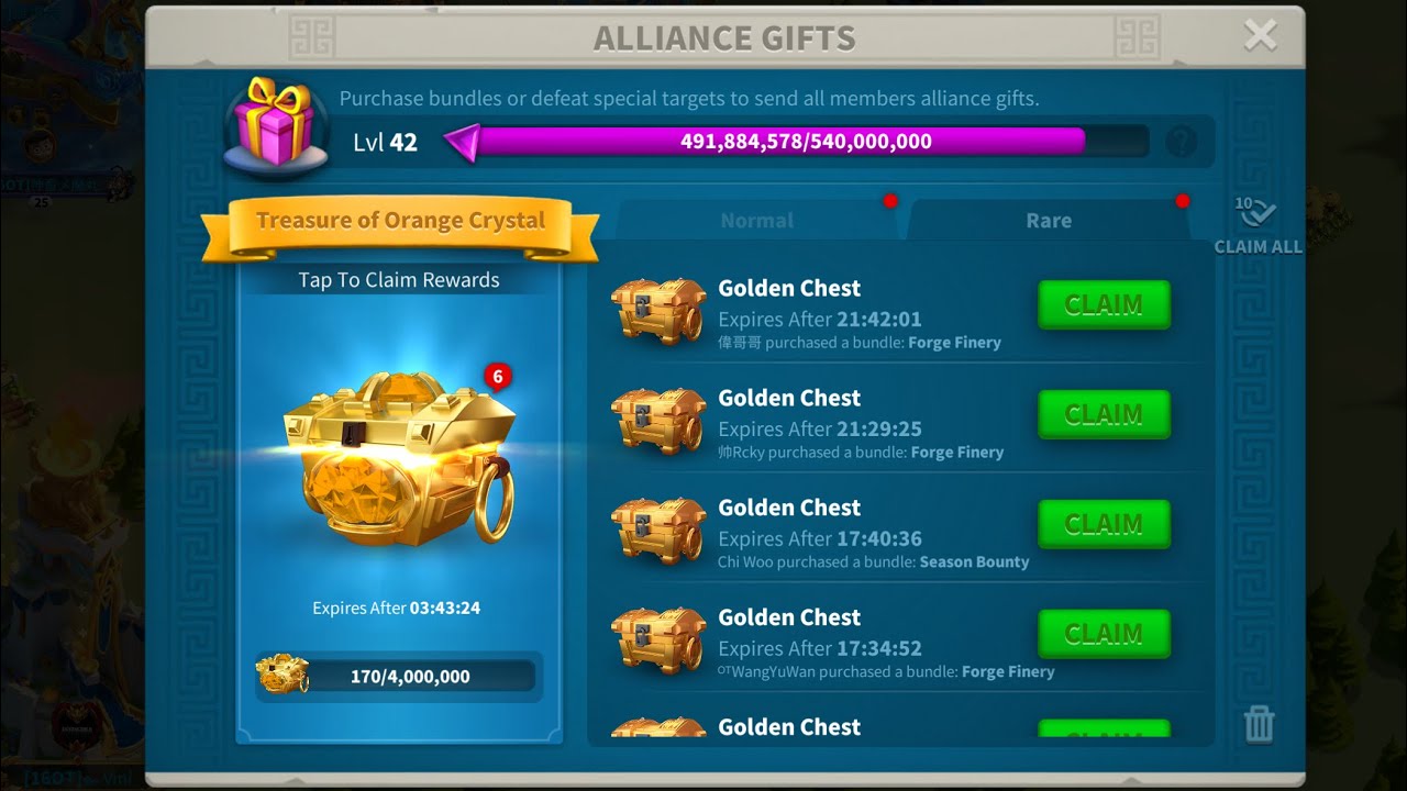 How many gold chests drop in a normal day in 1316?