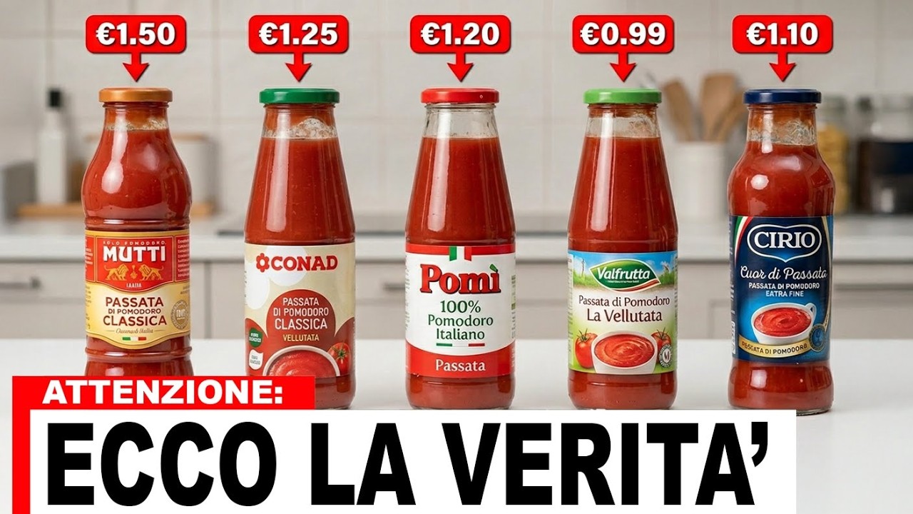 Ho Indagato 7 Marche di PASSATA DI POMODORO (Solo 2 Sono Sicure)