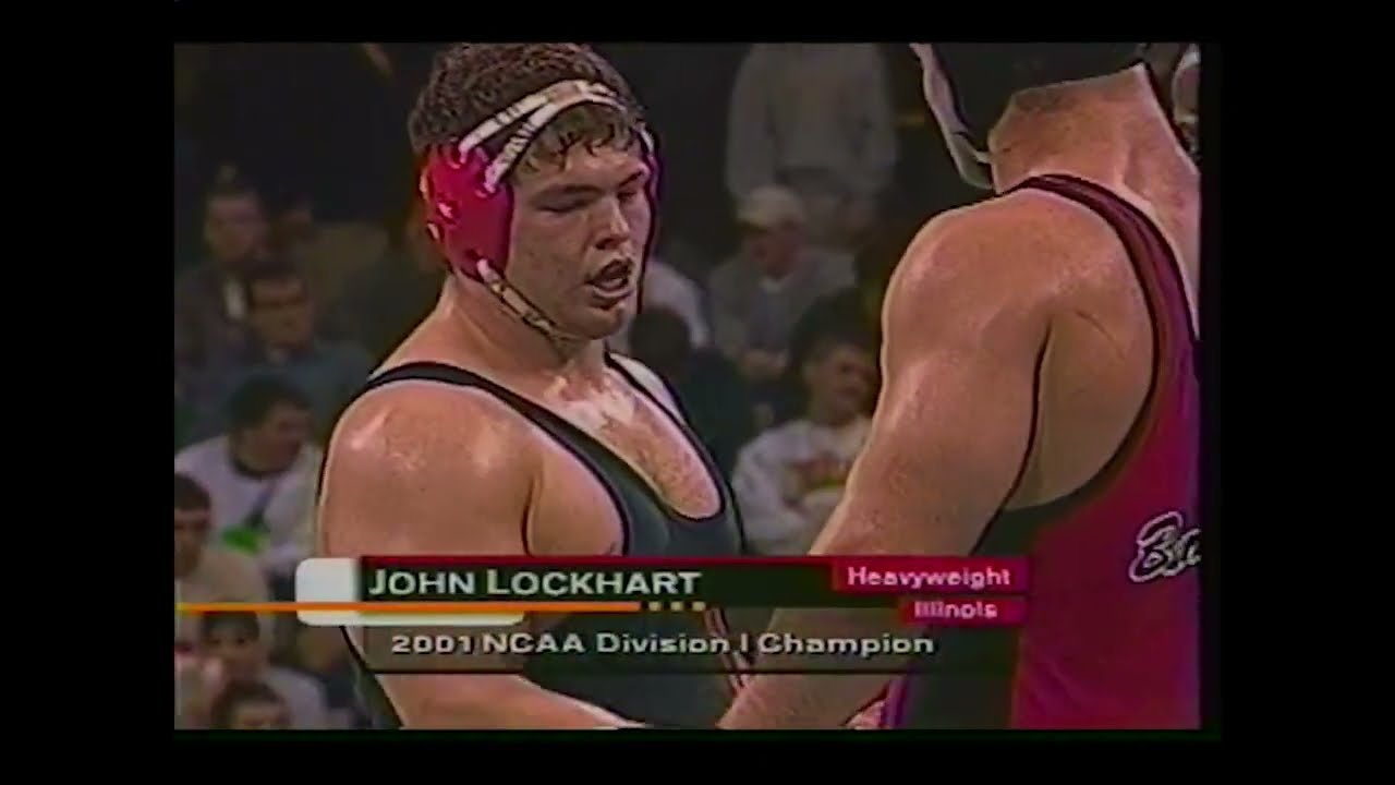 NCAA 2001 HEAVYWEIGHT JOHN LOCKHART ILLINOIS VS TOMMY ROWLANDS OHIO STATE