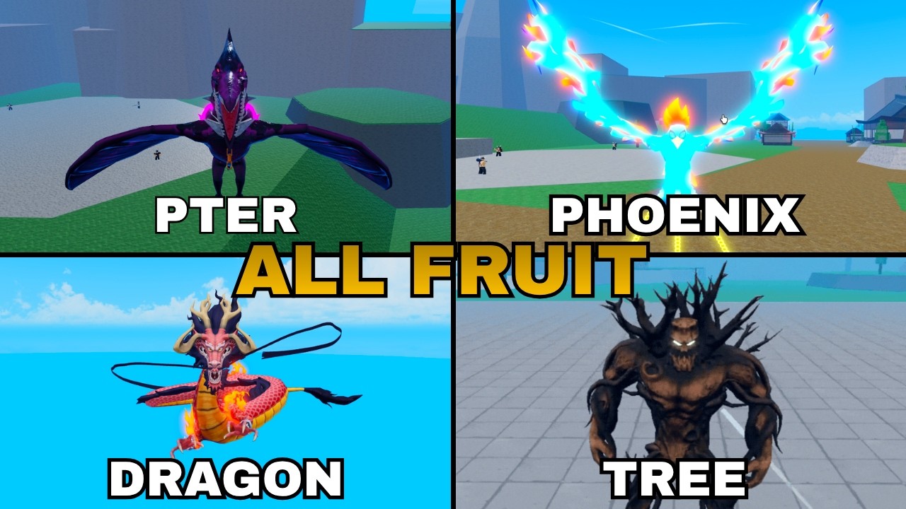 All DEVIL FRUITS Showcase | King Legacy
