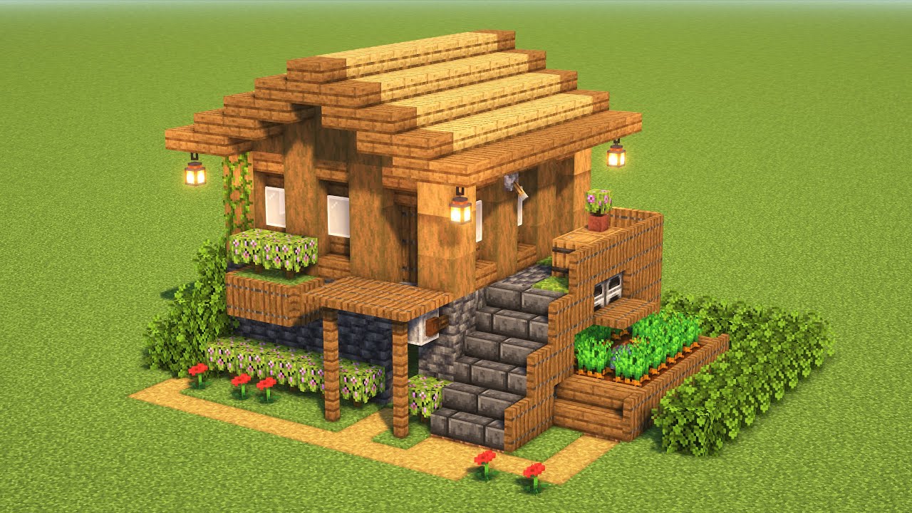 How to build a STARTER HOUSE in Minecraft!
