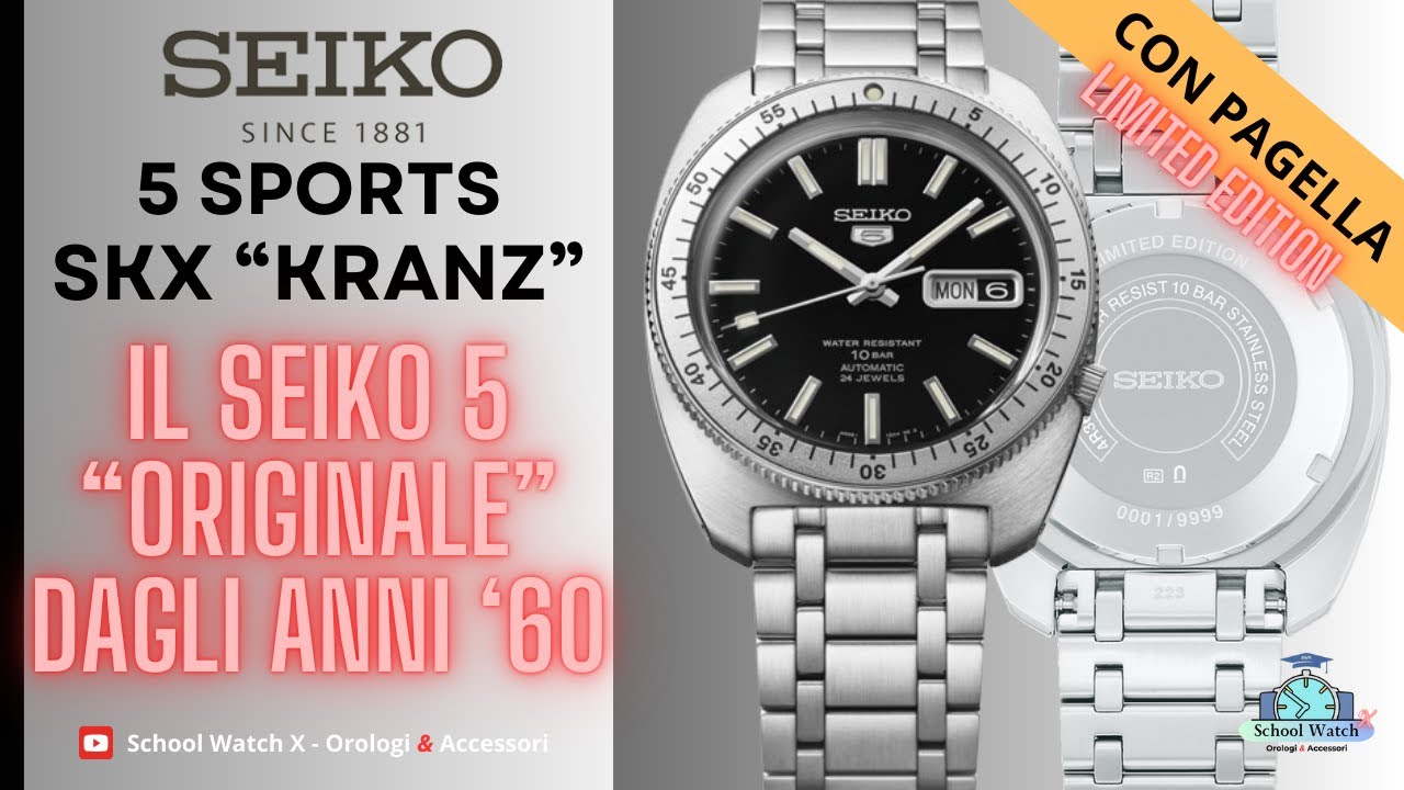 Seiko 5 Sports Kranz una riedizione da non perdere