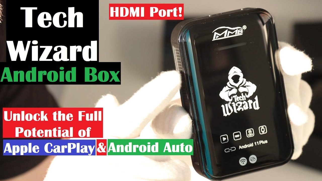 Tech Wizard MMB Android AI Box &mdash; HDMI &mdash; USB &mdash; Беспроводное Android Auto + Apple CarPlay