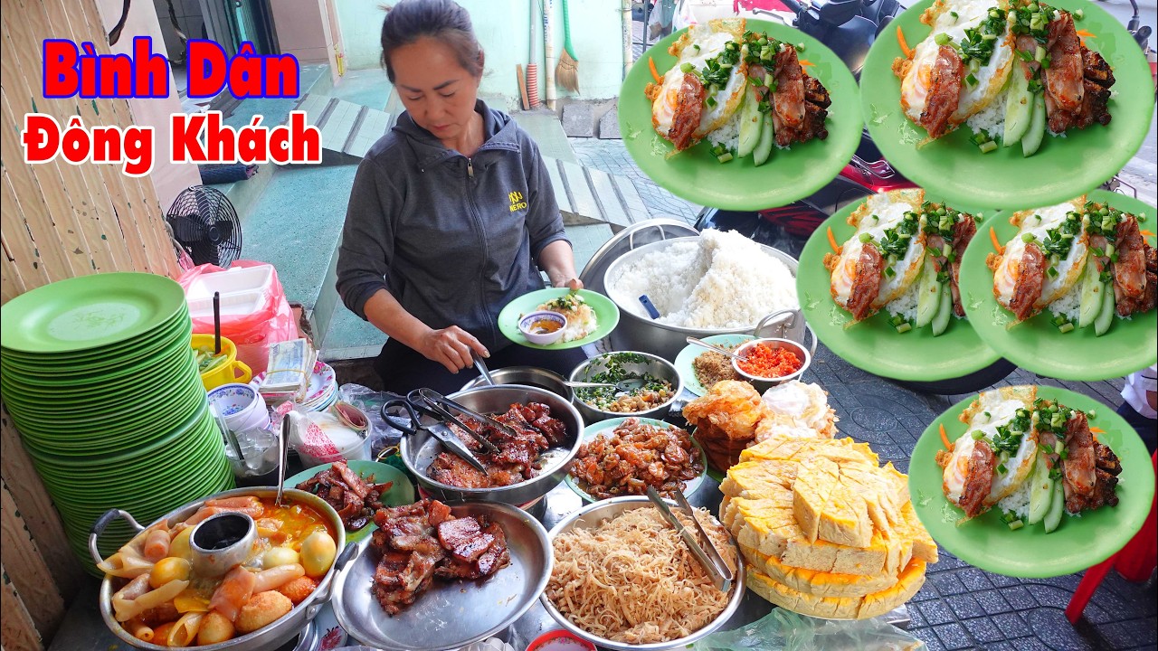 Cơm tấm sườn bì chả người Hoa Sài Gòn cách ướp sườn nướng đậm vị kết hợp nước mắm khách ăn nhớ mãi