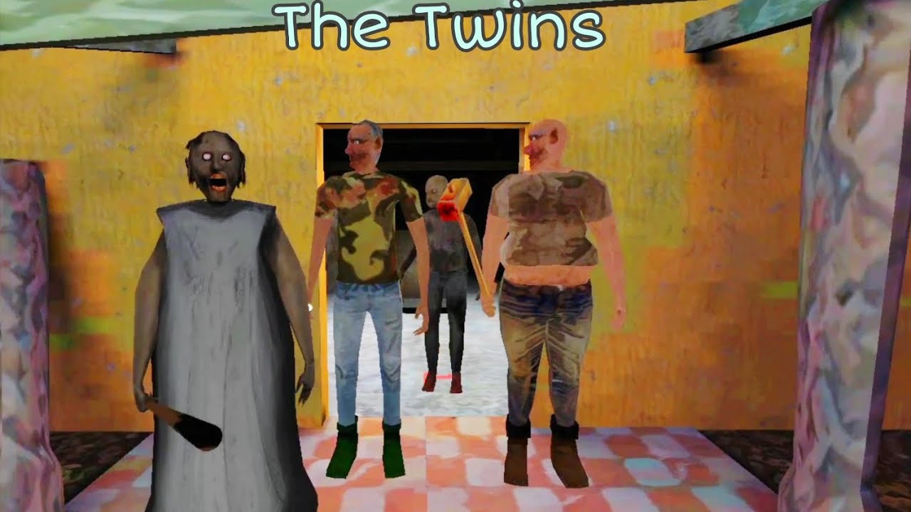 The Twins - Door Escape w Granny & Grandpa Full Gameplay | jk gaming 