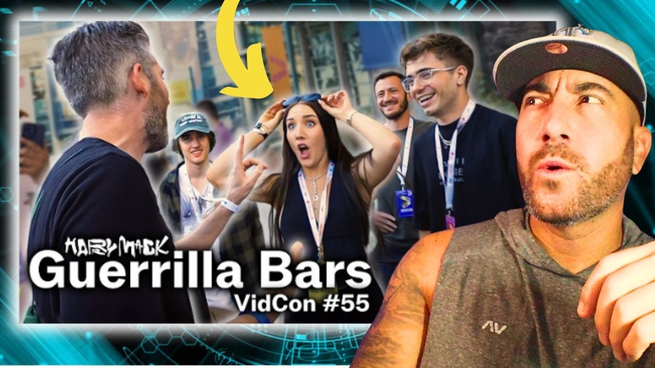 FIRE! - Harry Mack VidCon Takeover | Guerrilla Bars 55 - First* REACTION!