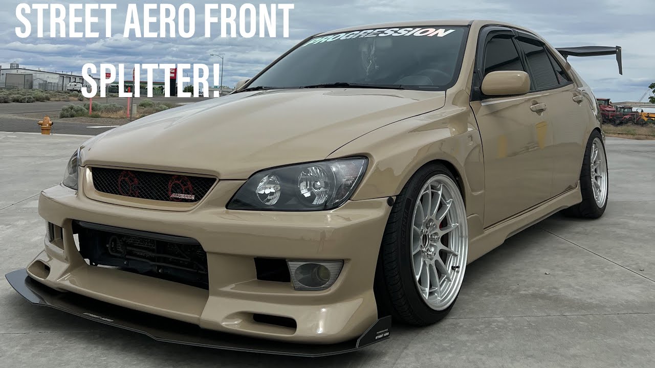 2001-2005 LEXUS IS300 STREET AERO FRONT SPLITTER |LEXUS IS300 BUILD EP.15|