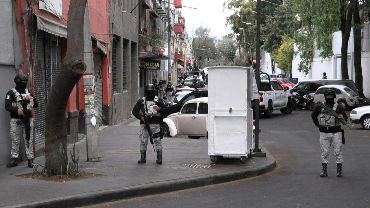 National Guard guards Mexico's Attorney's Office after top drug cartel leader killed | AFP