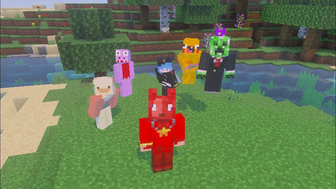 【マイクラ】5人vs俺、鉄の剣取るまで逃げ切れるか