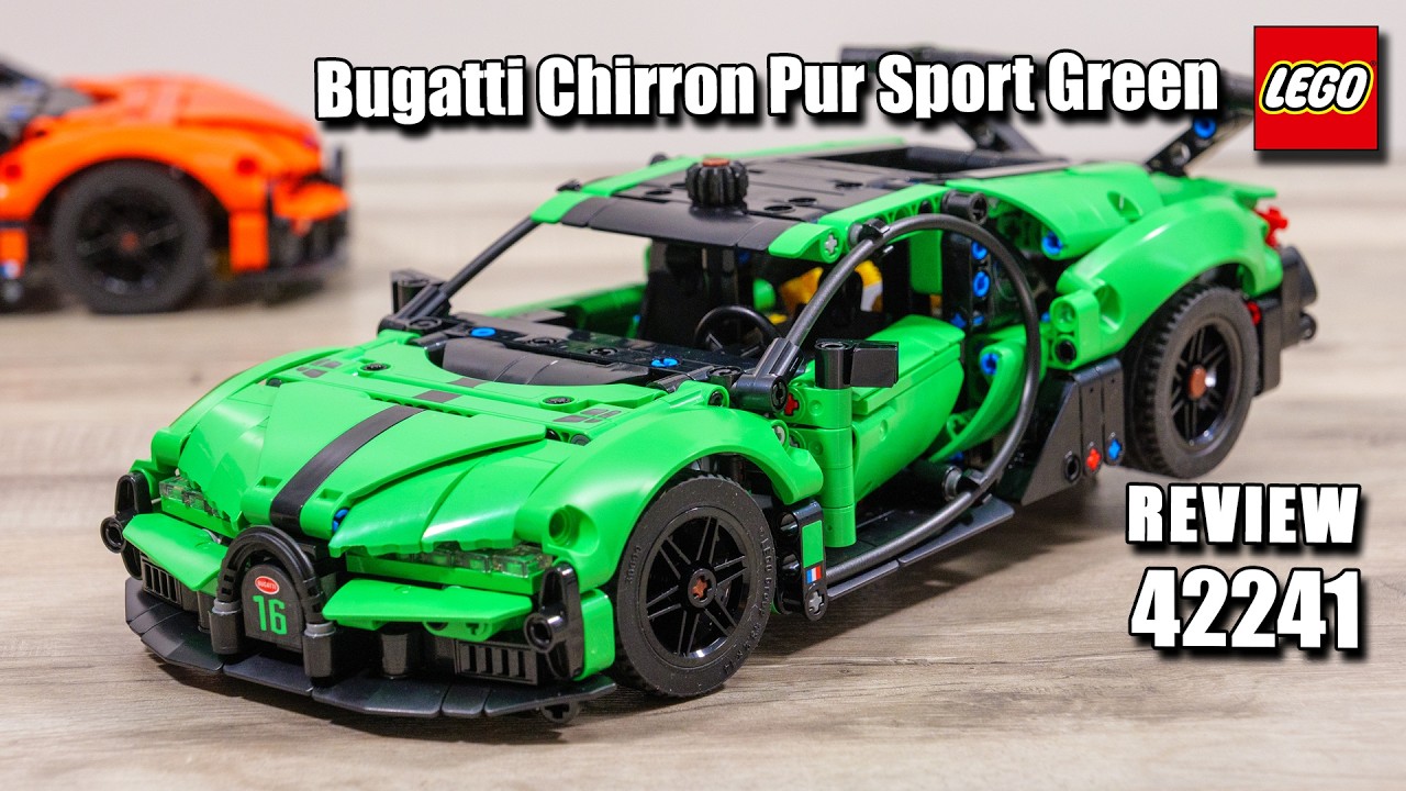 LEGO 42241 Review | LEGO Bugatti Chiron Pur Sport Green Hypercar | Showcase LEGO Technic 2026