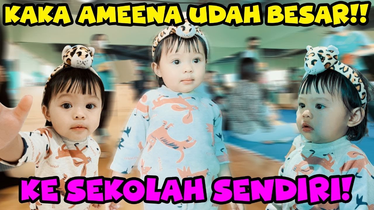 HOBI MAMA TURUN KE AMEENA!! SHOPPING DAN SEKOLAH SENDIRI!! GEMAS!