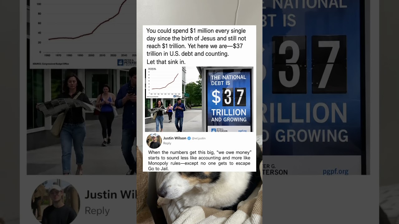 The US national debt is $37T&hellip;..