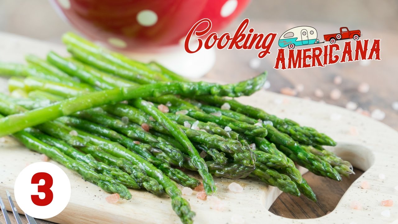 How to Grill Asparagus - Cooking Americana (episode 3)