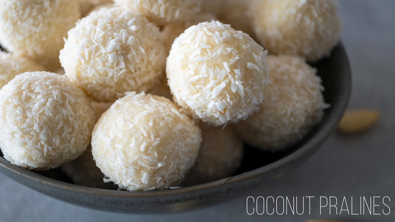 "Raffaello" Pralines | Low Carb Keto Diet | Конфеты "Раффаелло"