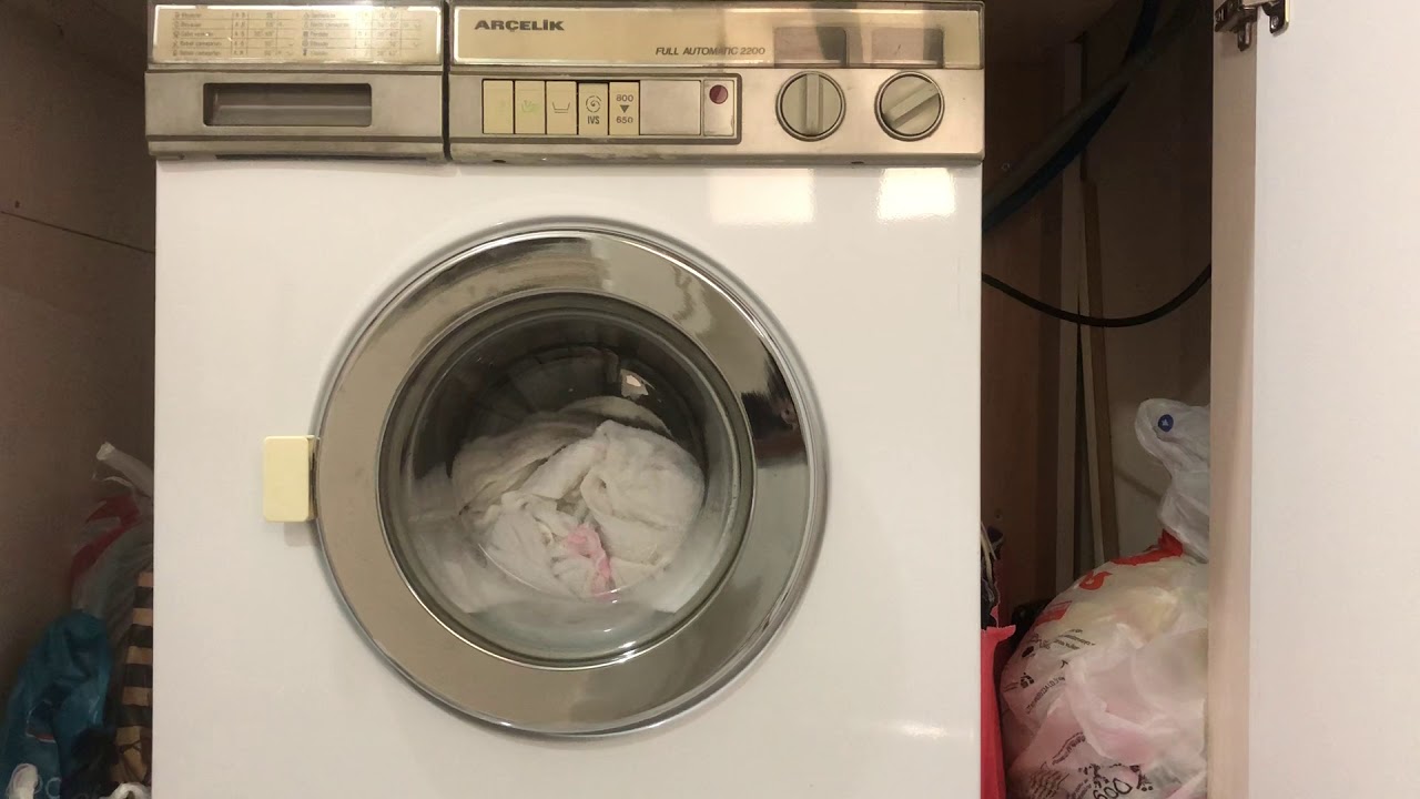 Arçelik 2200 cottons 60’C with prewash part two
