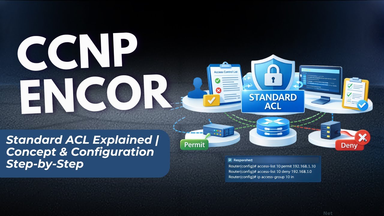 Access Control List, Standard ACL understanding and Standard ACL Configuration
