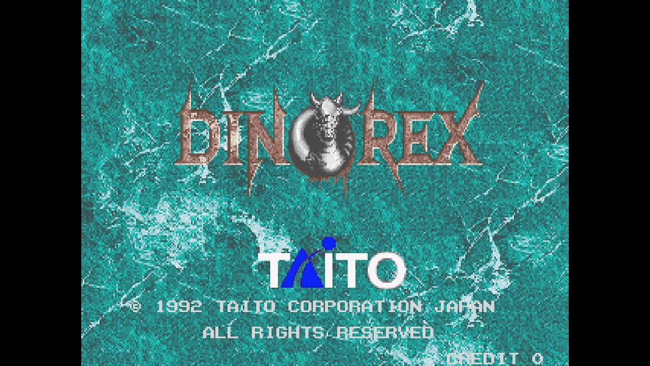 Dino Rex. [Arcade - Taito Corporation Japan]. (1992). Full T-Rex Play.