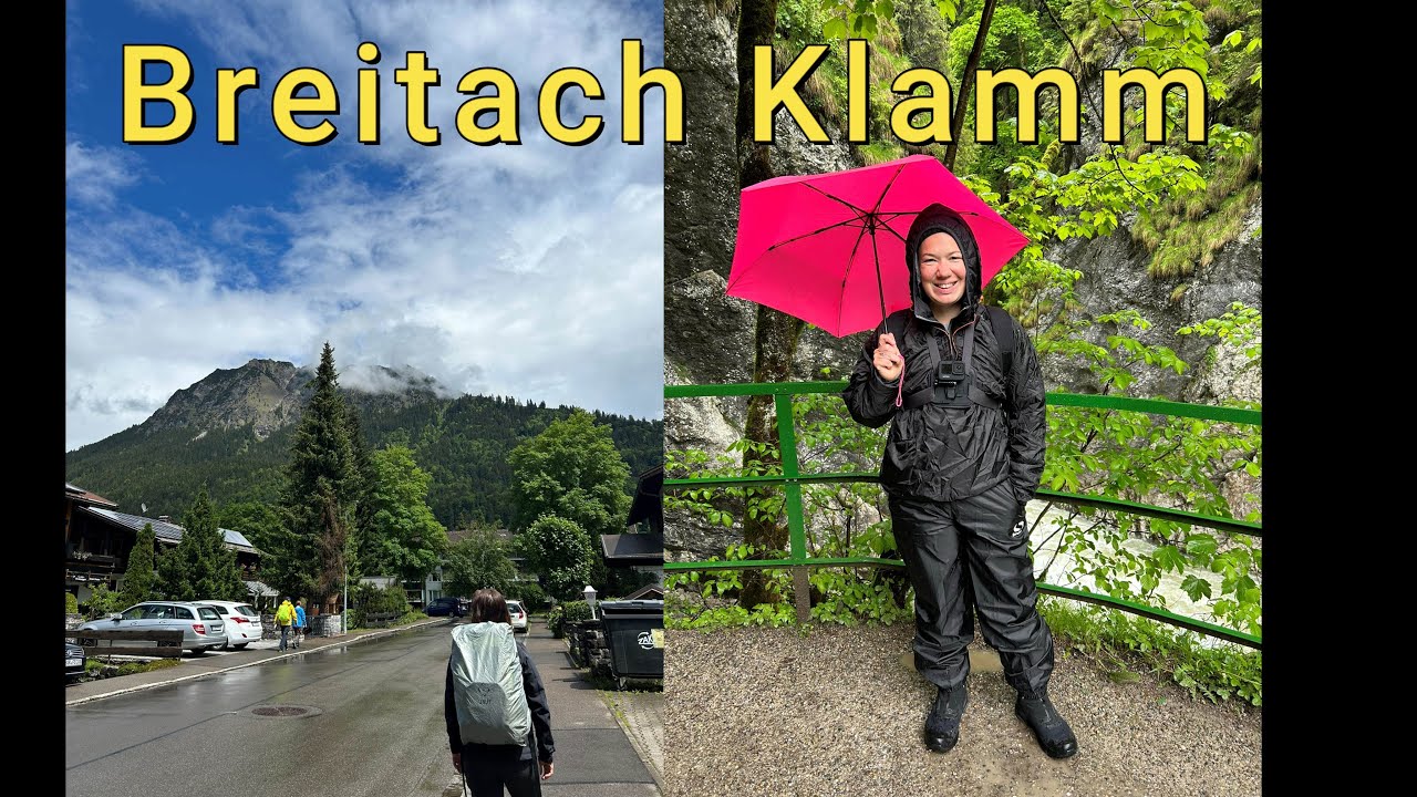 Breitachklamm (Oberstdorf) im Regen