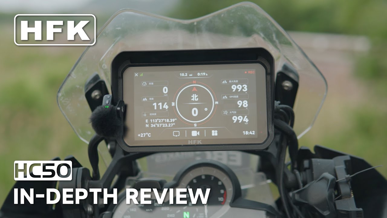 HFK HC50 Full Breakdown &ndash; The All-in-One Smart Motorcycle Display for Serious Riders
