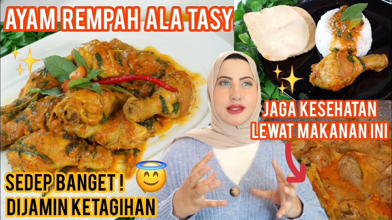 DAPUR SEDEP TASYI : EP 02 - AYAM BUMBU REMPAH ALA TASYI, ENAK DAN BAGUS UNTUK MENJAGA KESEHATAN !