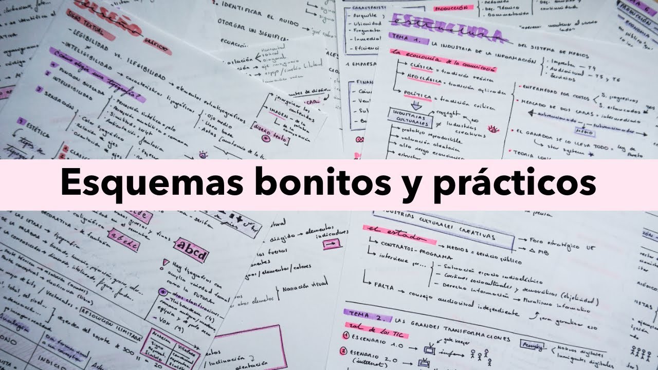 CÓMO HACER ESQUEMAS EN LA UNIVERSIDAD | Miriam Salvatore