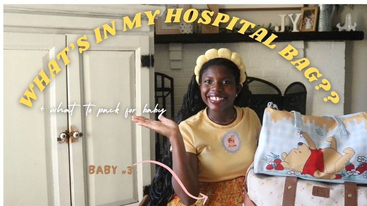 What I'm packing in my hospital bag for Baby #3 + What to pack for baby