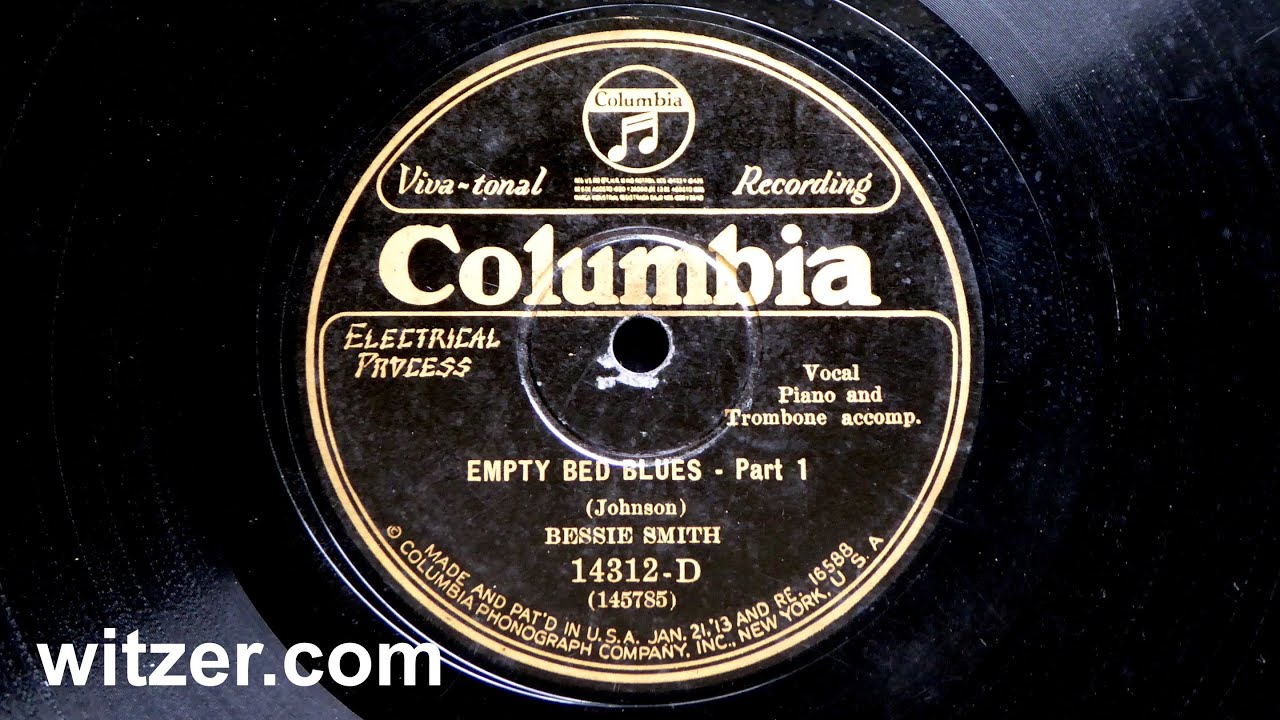 EMPTY BED BLUES - BESSIE SMITH (1928) on Columbia 78RPM