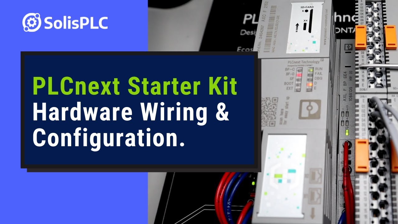 PLCnext Starter Kit Hardware Wiring & Configuration.
