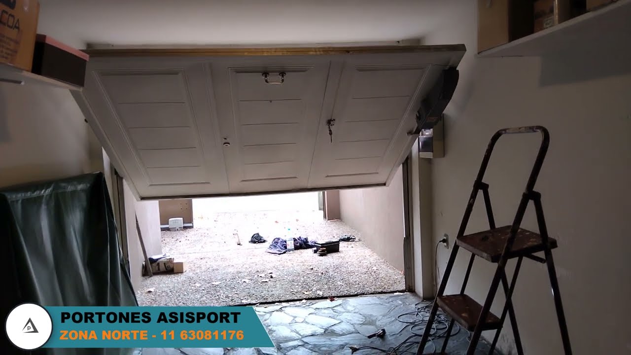 AUTOMATIZACIÓN DE PORTONES LEVADIZOS | MOTOR PARA PORTÓN LEVADIZO -  INSTALACIÓN | ASISPORT -