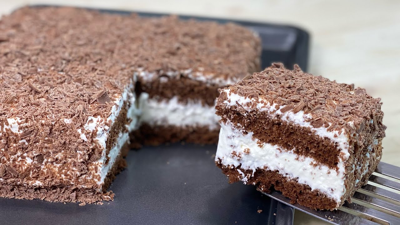 КОФЕ-ШОКОЛАДНЫЙ ТОРТ 🍫☕️ Готово за 30 МИН⏱