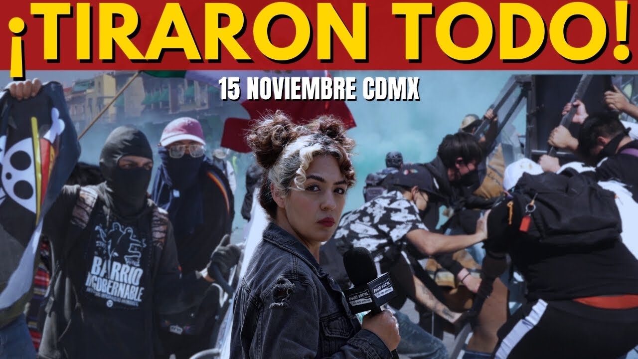 ASI FUE la MARCHA del 15 DE NOVIEMBRE en CDMX - Ruido Social