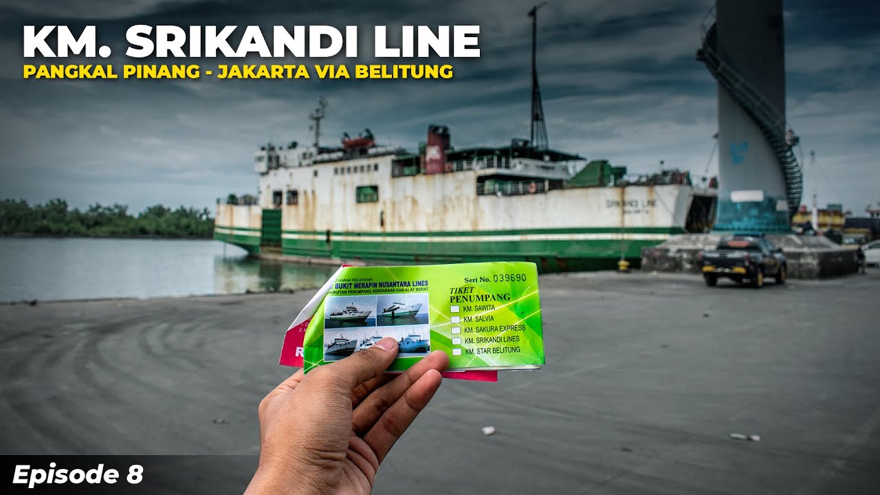 Mantap! Pertama Kali Naik Kapal RoRo Dari Bangka ke Belitung | KM. SRIKANDI LINE (1/2)