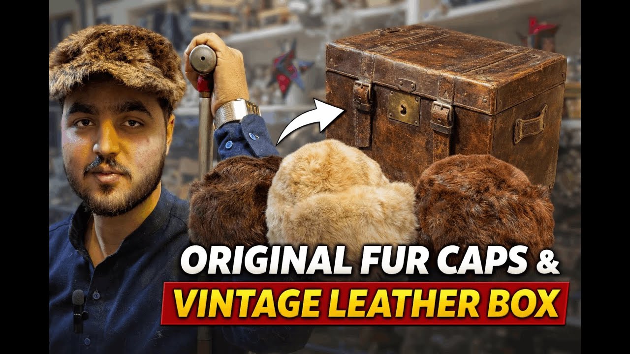 “When Time Was Crafted by Hand | Original Fur Caps & Vintage Leather Box”