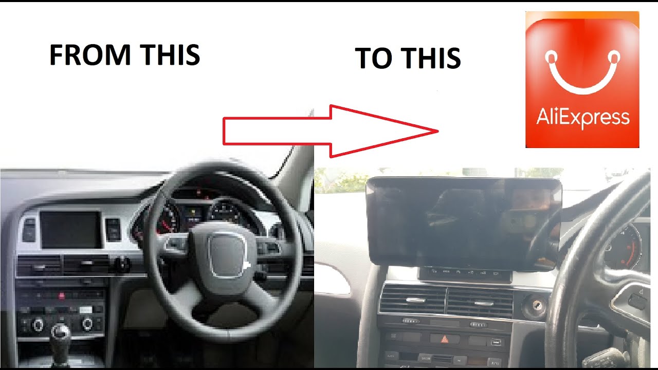 Nunoo Android 14 head unit Unboxing, installation and testing/ Aliexpress items Audi A6 C6 EP2