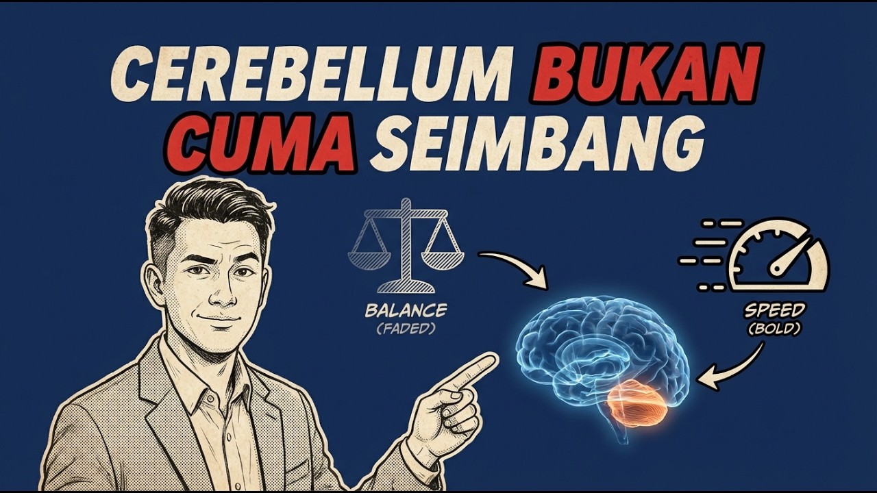 CEREBELLUM: TERNYATA OTAK KECIL PENENTU KECEPATAN BERPIKIR, BUKAN CUMA KESEIMBANGAN !