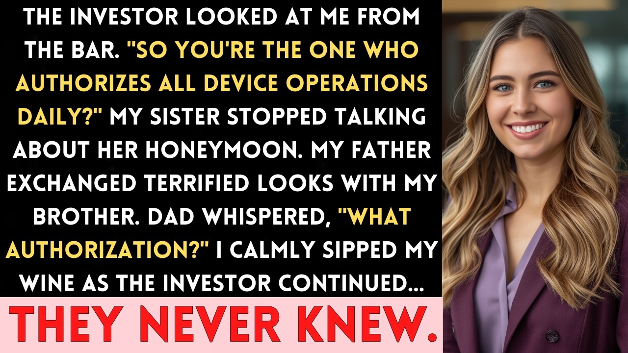 At Sister's Wedding, Lead Investor Asked About 