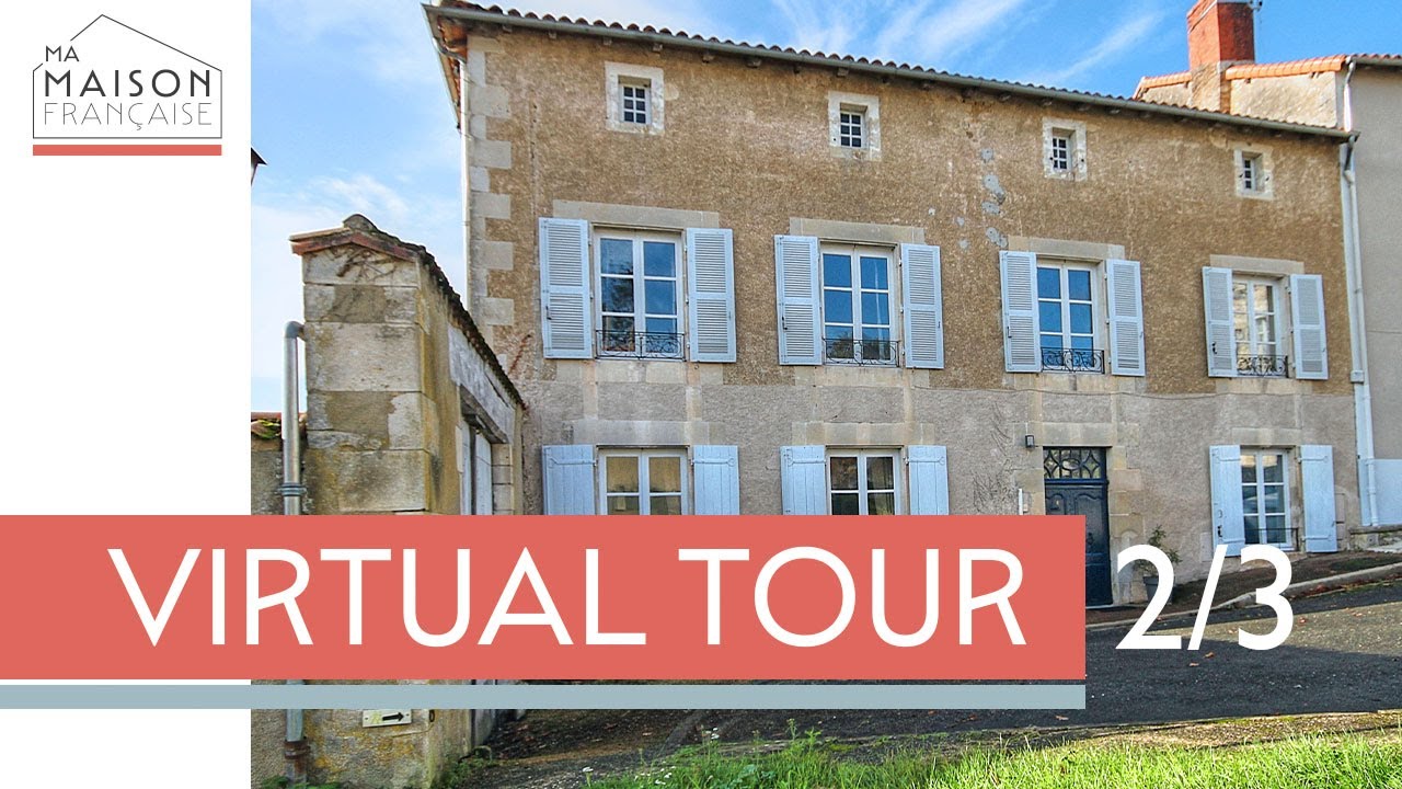 Virtual Tour N12712 courtyards, outbuildings, gîte, 86250 Charroux