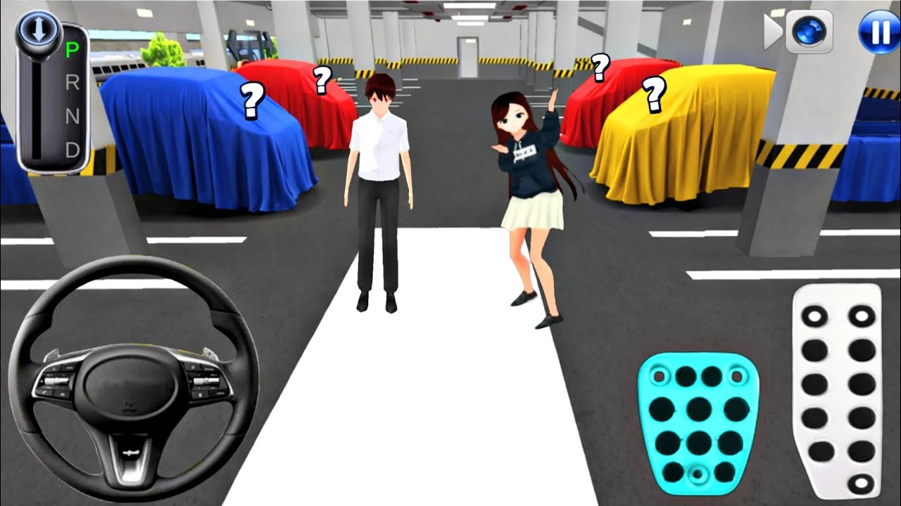 😱 Mystery Cars in 3D Driving Class! What’s Under the Covers? 🚗❓GaMiNg WiTh ArYaN 