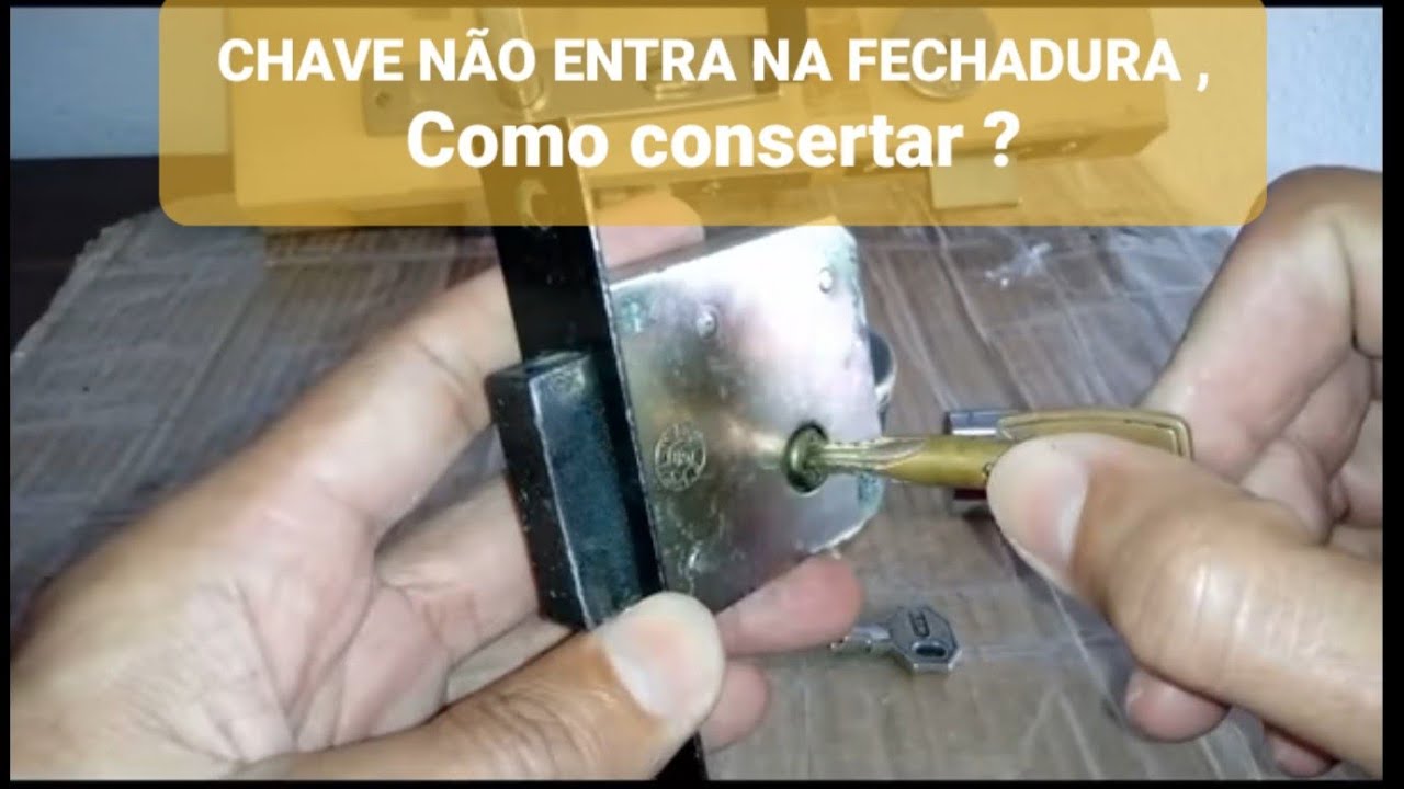 ✅🔑 Chave Tetra Não Entra na Fechadura de Porta , Como Consertar ? -  @CHAVEIRO H M - Locksmith