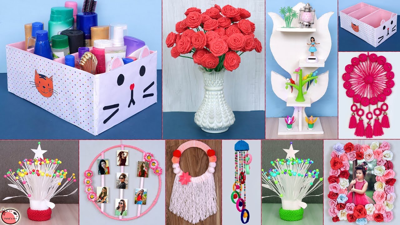 10 Easy... Best Out of Waste Idea || DIY Room Decor || DIY Projects !!!