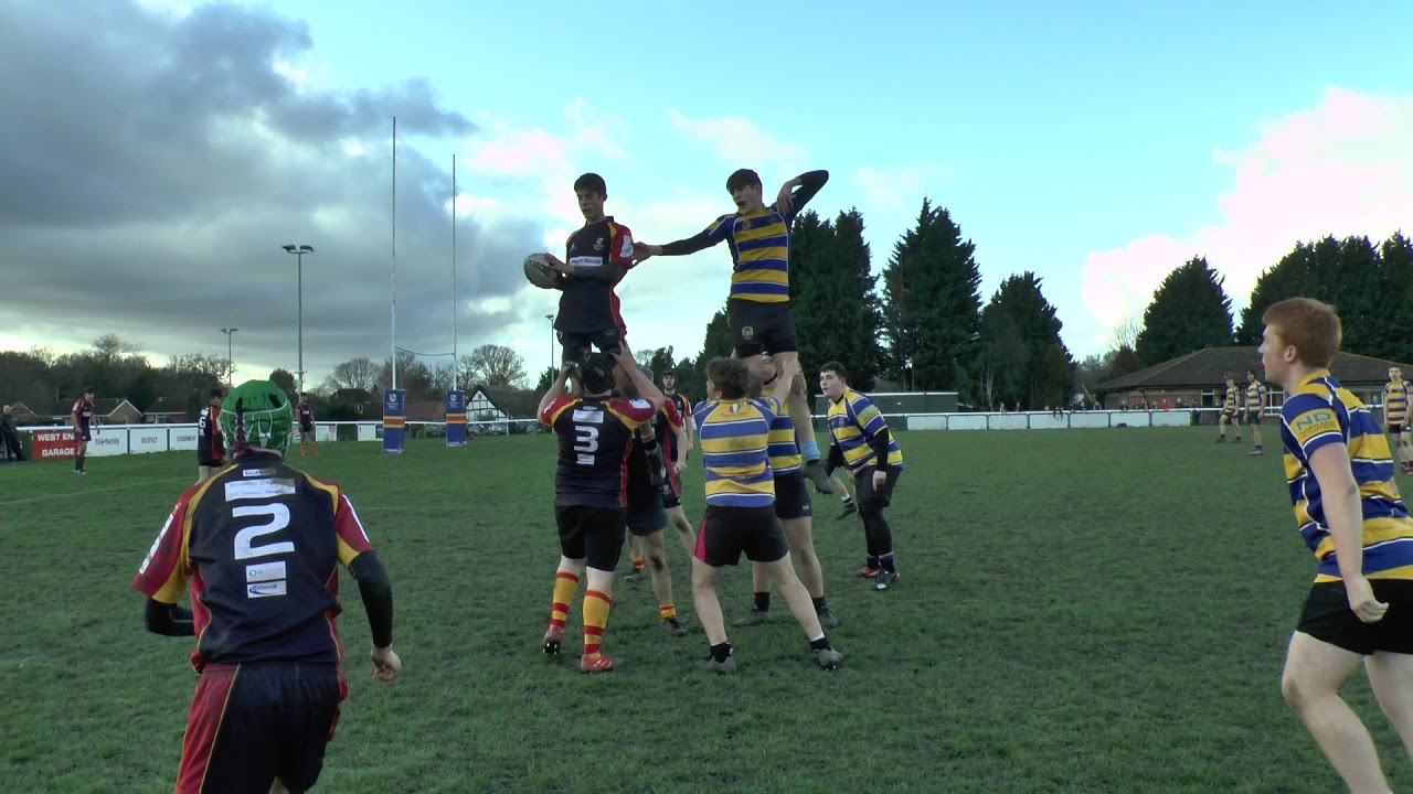 Old Ruts XV Colts vs Chobam XV Colts 1st half.  HT: 41-0