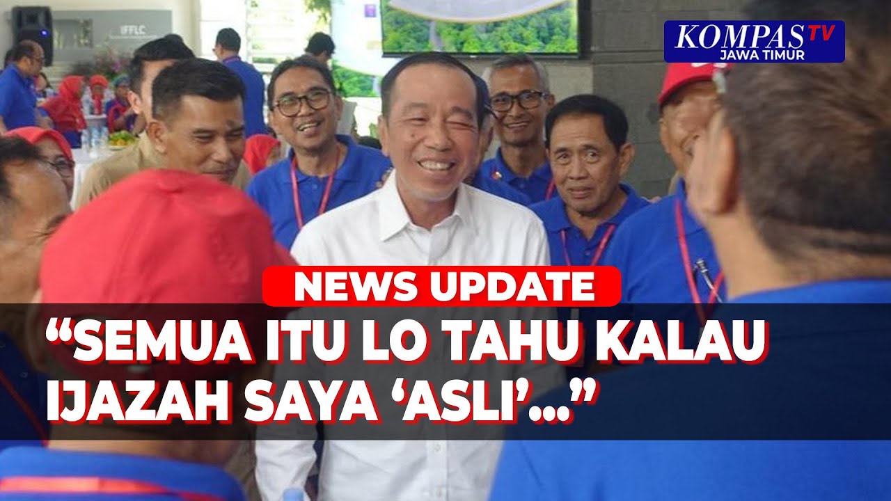 Momen Jokowi Bahas Ijazah saat Reuni Fakultas Kehutanan UGM Angkatan 80