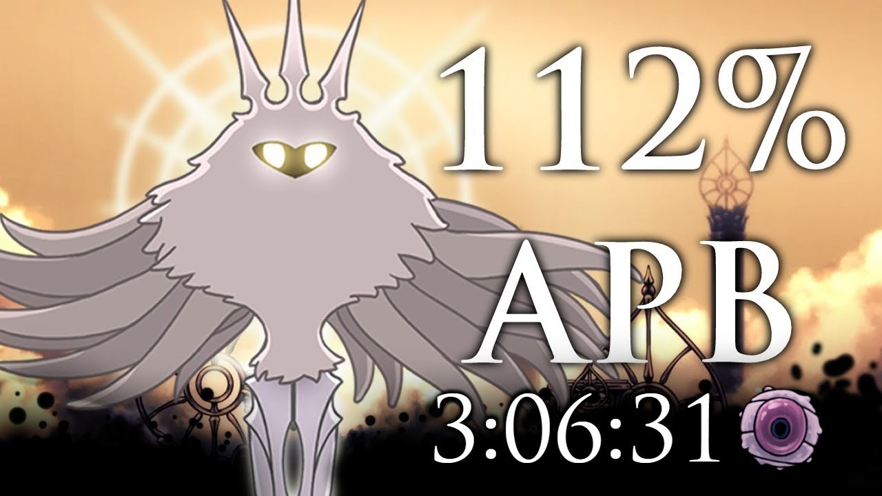 Hollow Knight: 112% APB Speedrun in 3:06:31 (TOP 3)
